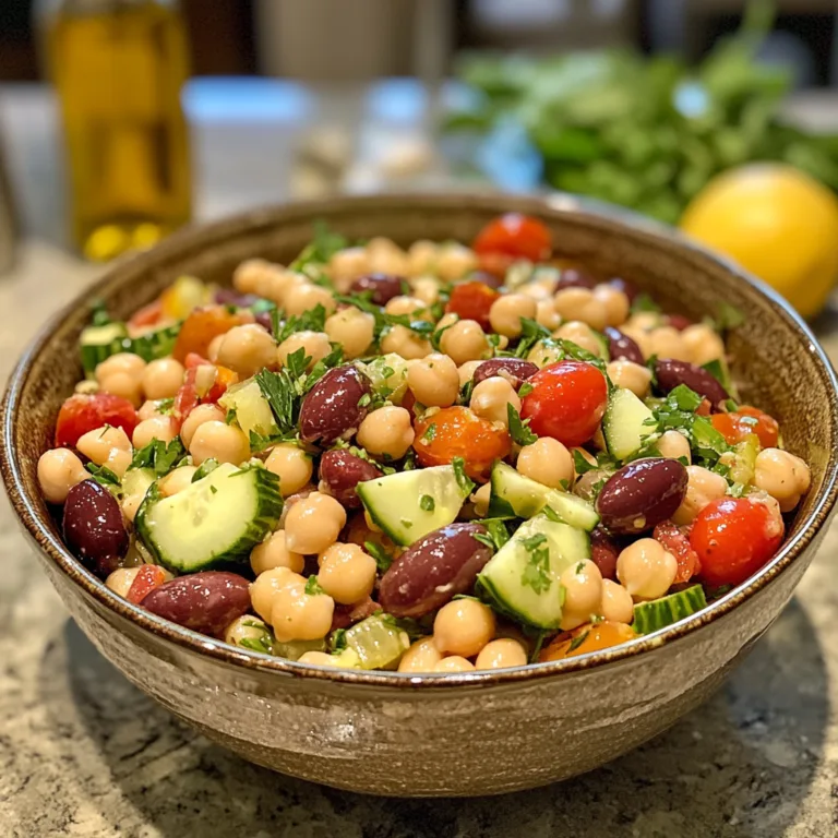 Dense Bean Salad recipe